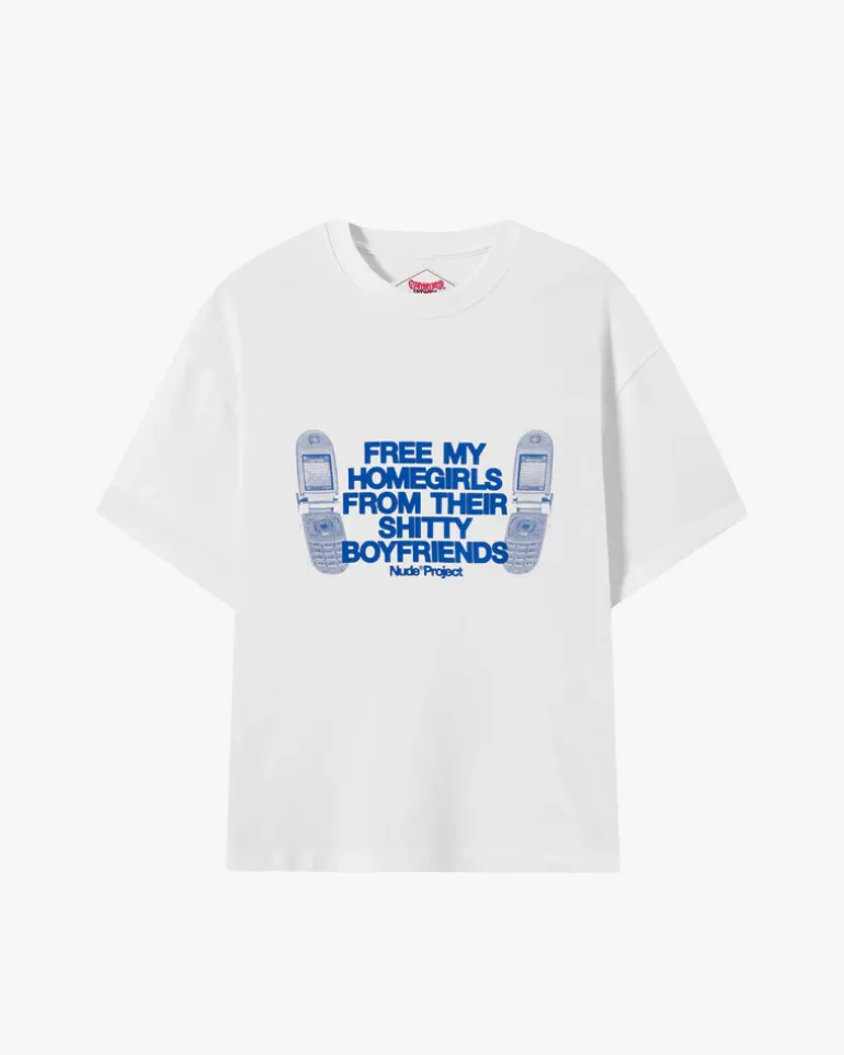 Camiseta Type Shit Blanca