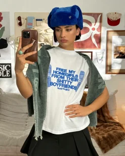 Camiseta Type Shit Blanca