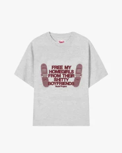 Camiseta Type Shit Gris