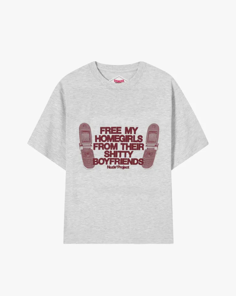 Camiseta Type Shit Gris