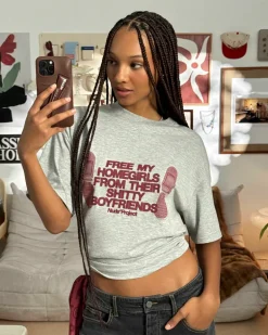 Camiseta Type Shit Gris