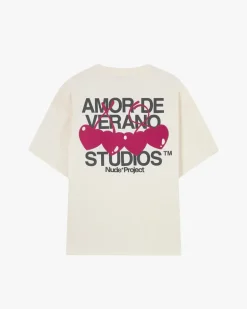 Camiseta Xoxo Blanco Crema