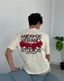 Camiseta Xoxo Blanco Crema