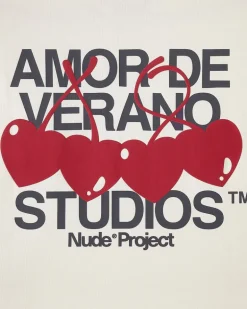 Camiseta Xoxo Blanco Crema