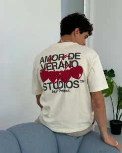 Camiseta Xoxo Blanco Crema