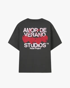 Camiseta Xoxo Gris Oscuro