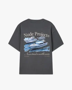 Camiseta Yatch Club Gris Oscuro