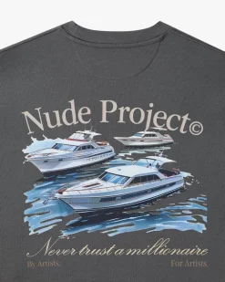 Camiseta Yatch Club Gris Oscuro
