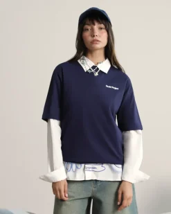 Camiseta Yate Azul Marino