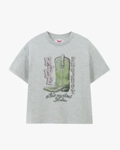Camiseta Yeehaw Gris