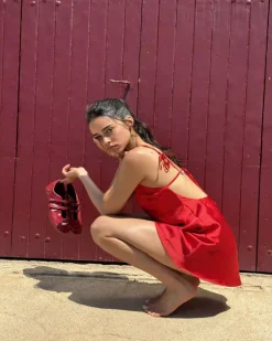 Camisole Dress Red