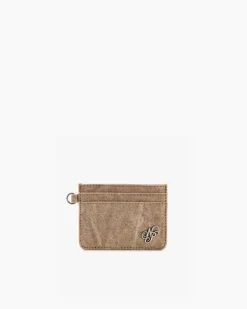 Canvas Cardholder Brown