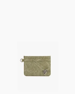 Canvas Cardholder Green