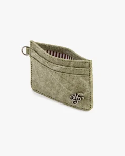 Canvas Cardholder Green