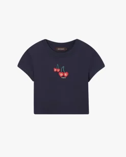 Cerise Top Navy