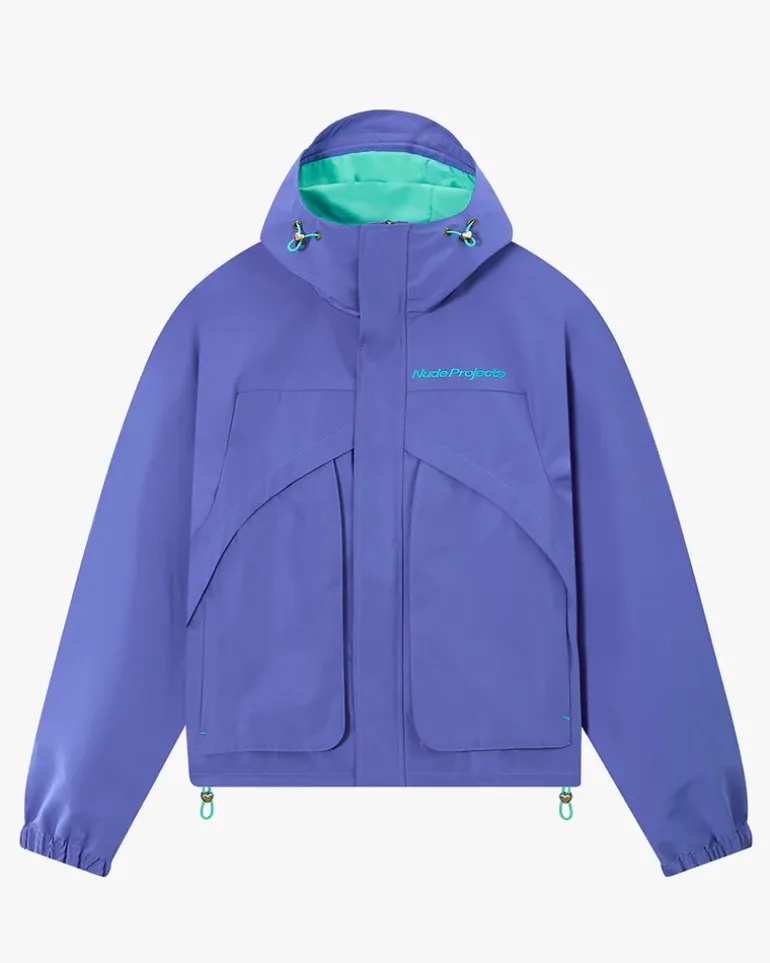 Chaqueta Cortavientos Milestones Azul