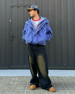 Chaqueta Cortavientos Milestones Azul