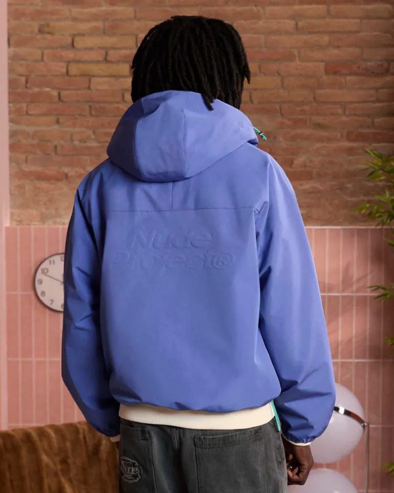 Chaqueta Cortavientos Milestones Azul