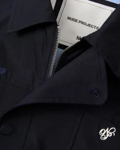 Chaqueta Flap Twill Azul Marino