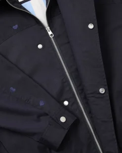 Chaqueta Flap Twill Azul Marino