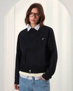 Chaqueta Flap Twill Azul Marino