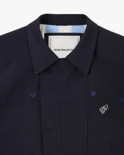 Chaqueta Flap Twill Azul Marino