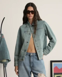Chaqueta Vaquera Trucker Washed Light