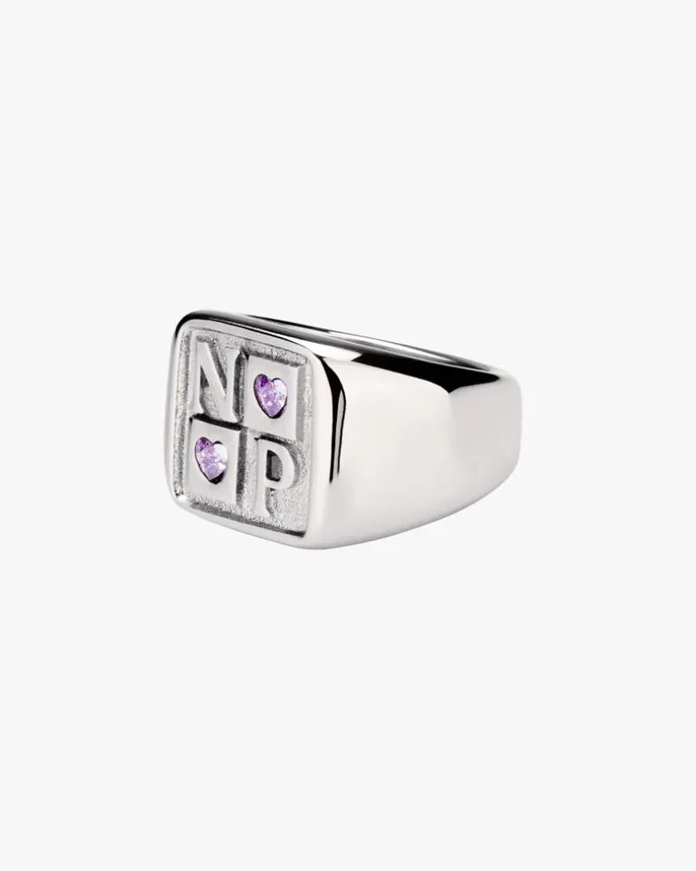 Chess Ring Silver