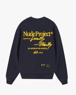 Crewneck Global Soon Azul Marino