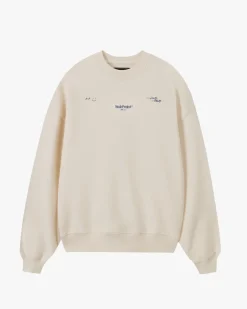 Crewneck Global Soon Blanco Crema