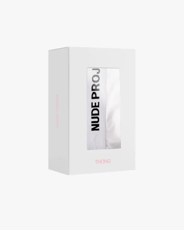 Essential Thong White