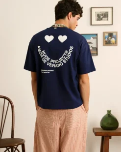 Happy Tee Navy