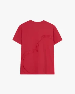 Heart Slim Tee Red