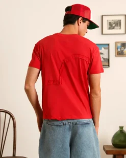 Heart Slim Tee Red