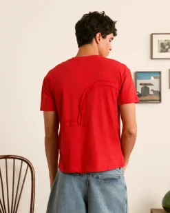 Heart Slim Tee Red