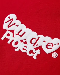 Hearts Tee Red