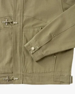Heavy Canvas Trucker Jacket Khaki