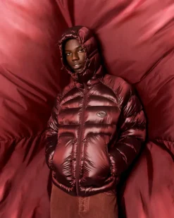 Iconic Puffer Jacket Burgundy