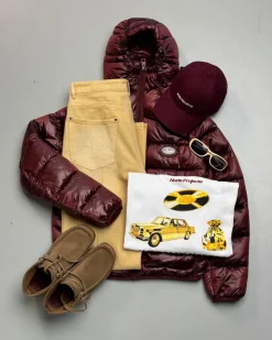 Iconic Puffer Jacket Burgundy