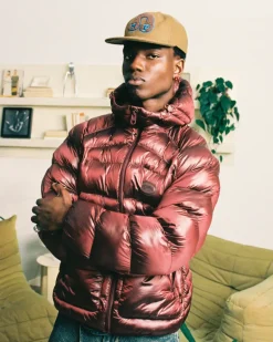 Iconic Puffer Jacket Burgundy