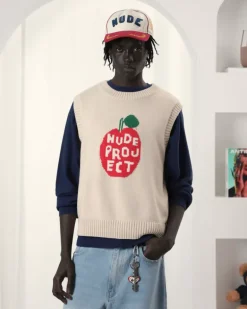 Jersey Apple Crew Vest Azul