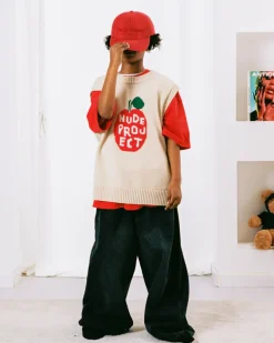 Jersey Apple Crew Vest Azul