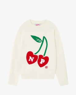 Jersey Cerise Blanco Crema