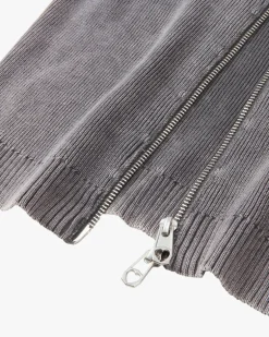 Jersey Con Cremallera First Class Gris Oscuro