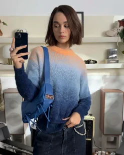 Jersey Gradient Cozy Naranja
