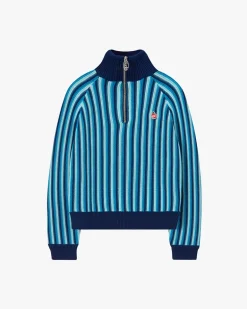 Jersey Quarter Zip Teteo Azul