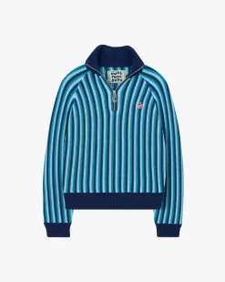 Jersey Quarter Zip Teteo Azul