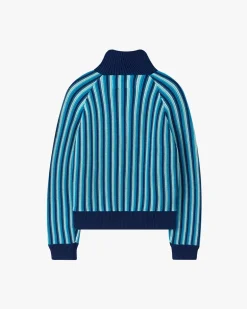 Jersey Quarter Zip Teteo Azul