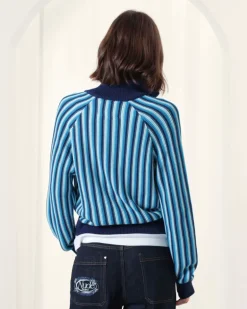 Jersey Quarter Zip Teteo Azul