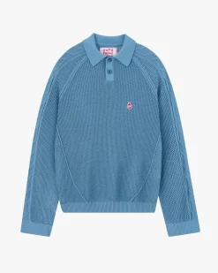 Jersey Raglan Polo Azul